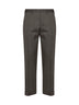 Cement chevron wool Philip tailored trousers