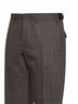 Cement chevron wool Philip tailored trousers