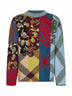 Maglia Matadi in lana e alpaca jacquard patwork