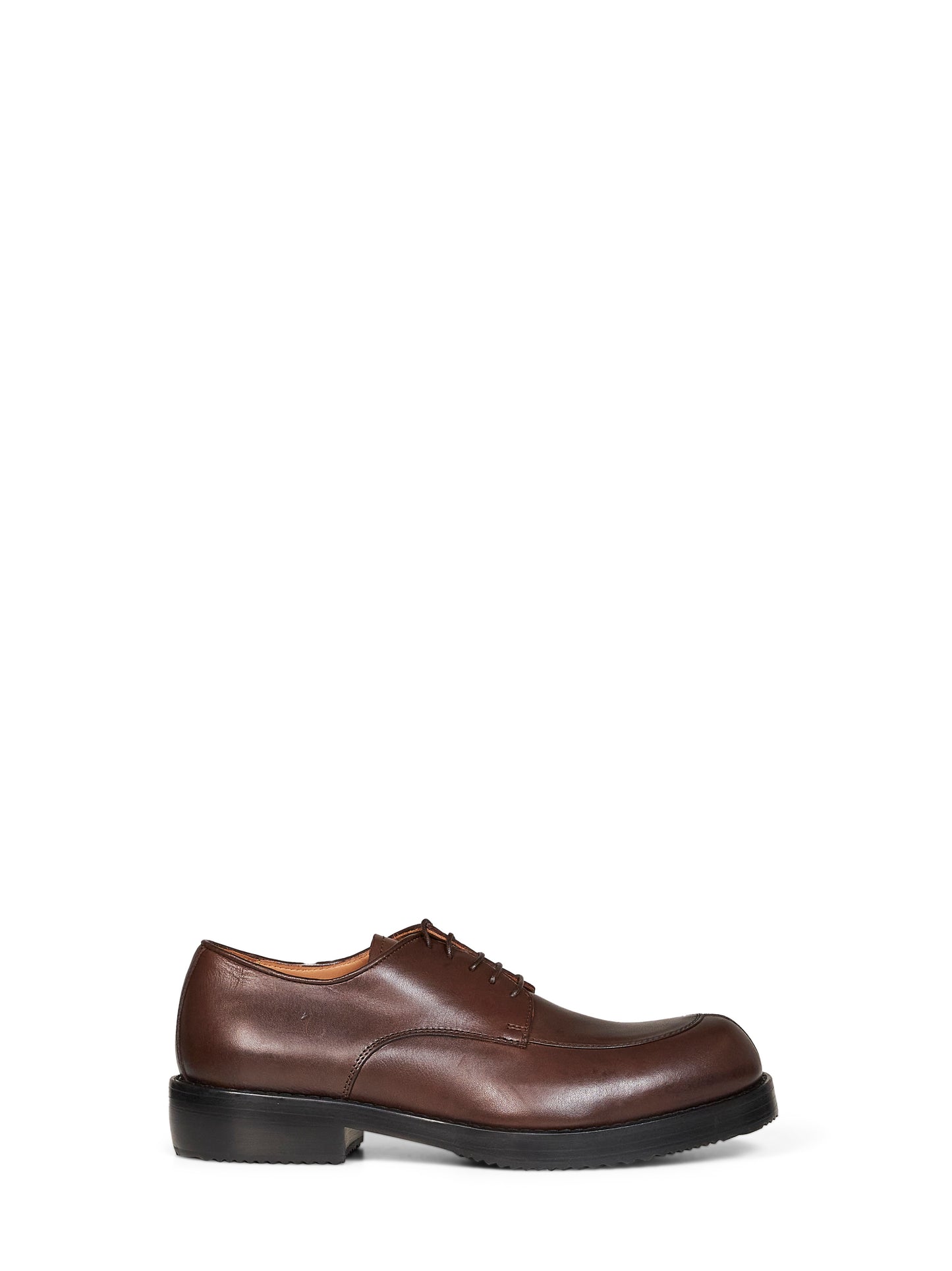 Derby classiche in pelle marrone scuro