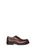 Derby classiche in pelle marrone scuro