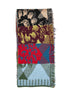 Patchwork-effect jacquard alpaca-blend scarf