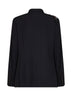 Black wool Barrysta double-breasted embroidered jacket