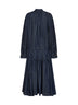 Abito midi Denvy in denim di cotone indaco