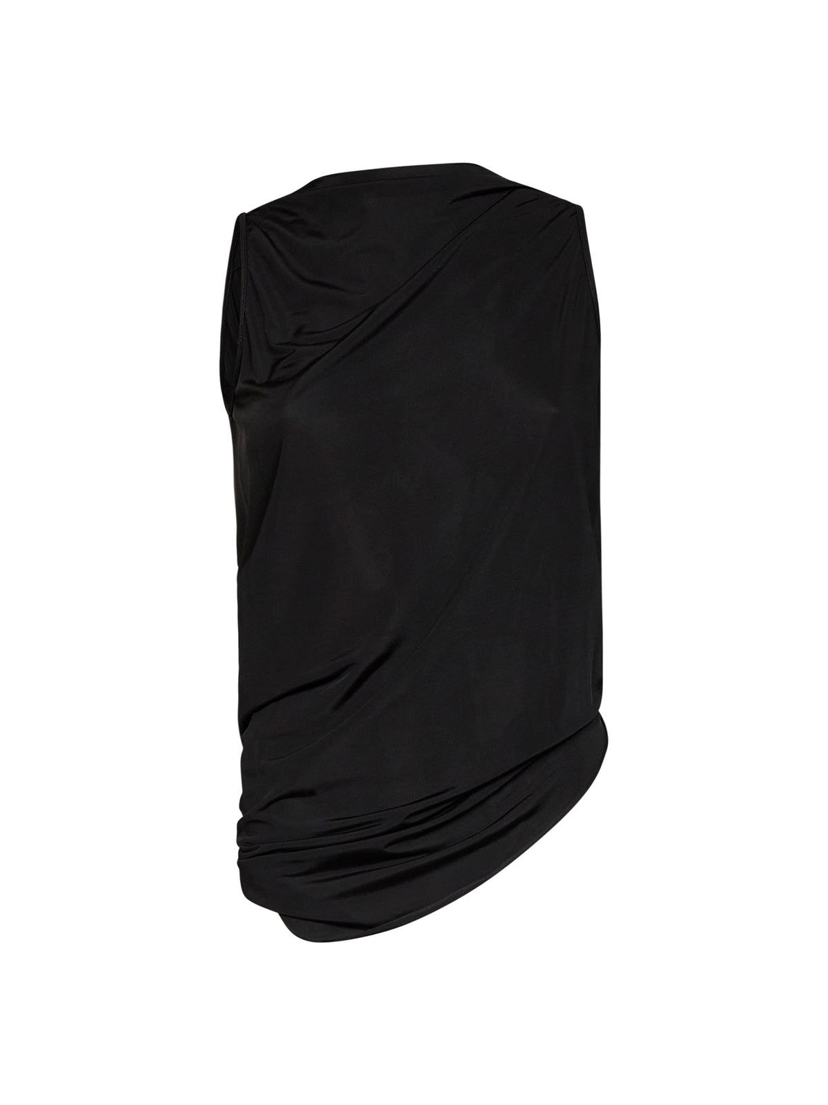 Top reversibile Astra in jersey stretch nero