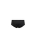 Shorts culotte Mela in jersey nero con dettaglio gioiello<BR/>