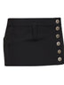 Minigonna Nova in jersey stretch nero