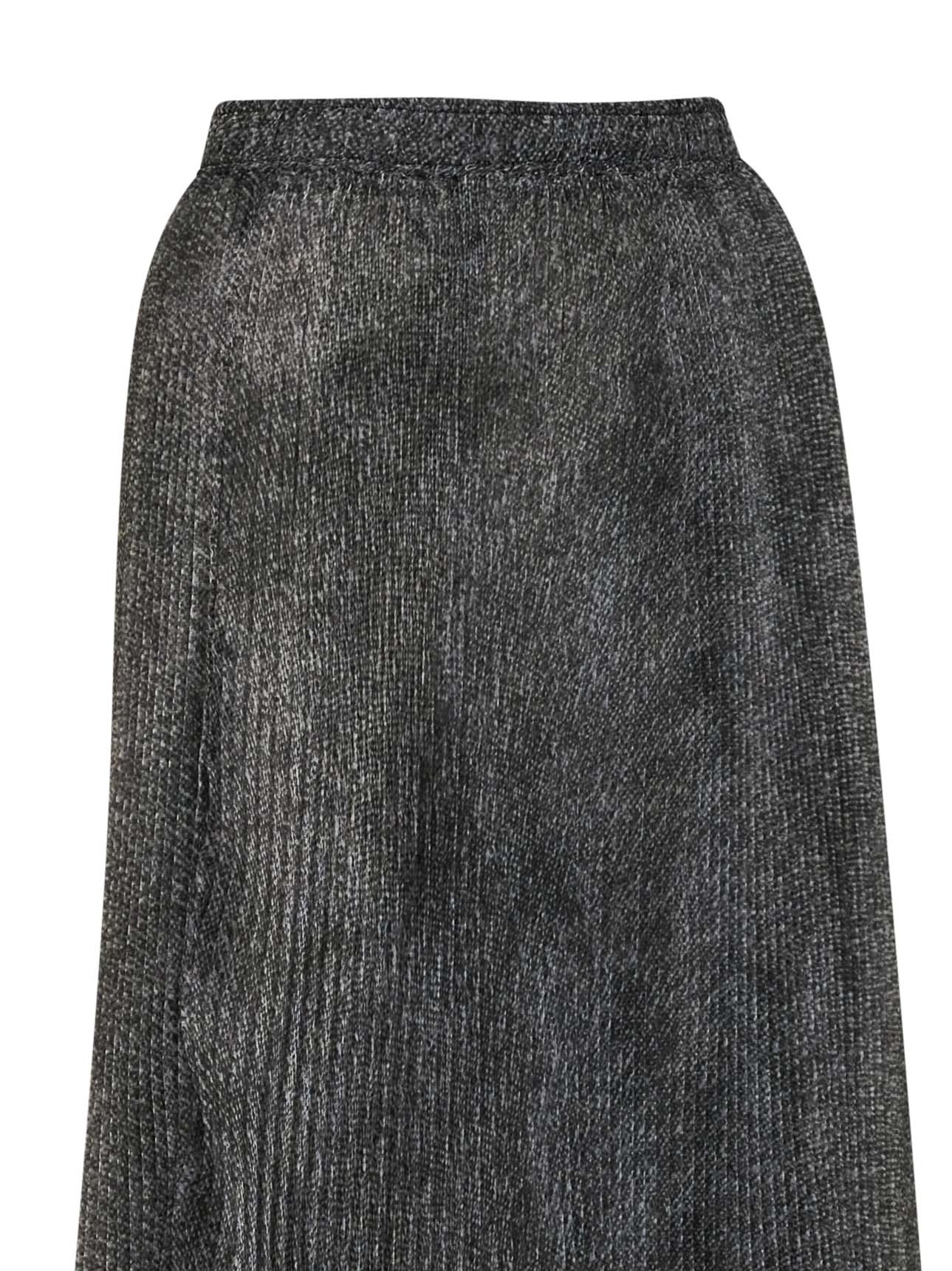 Knickerbocker-print organza midi pleated skirt