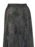 Knickerbocker-print organza midi pleated skirt