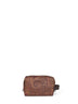 Pouch piccola con manico marrone
