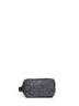 Grey small pouch with handle