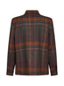 Giacca camicia in Madras a quadri multicolore<BR/>
