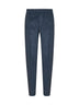 Blue stretch cotton corduroy trousers