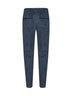 Blue stretch cotton corduroy trousers