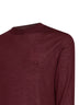 Burgundy wool and silk Pegaso-embroidered sweater