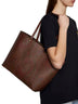Paisley jacquard medium tote bag