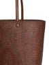Paisley jacquard medium tote bag