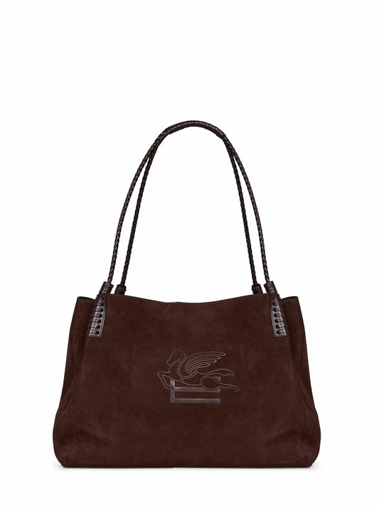Borsa shopping Libra grande marrone