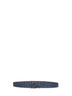 Cintura reversibile Squared FF in pelle e Tela FF