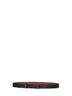 Black and dark brown leather 30 mm reversible FF belt