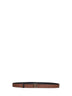Black and dark brown leather 30 mm reversible FF belt