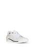 Sneakers low-top Fendi Fender in pelle bianca