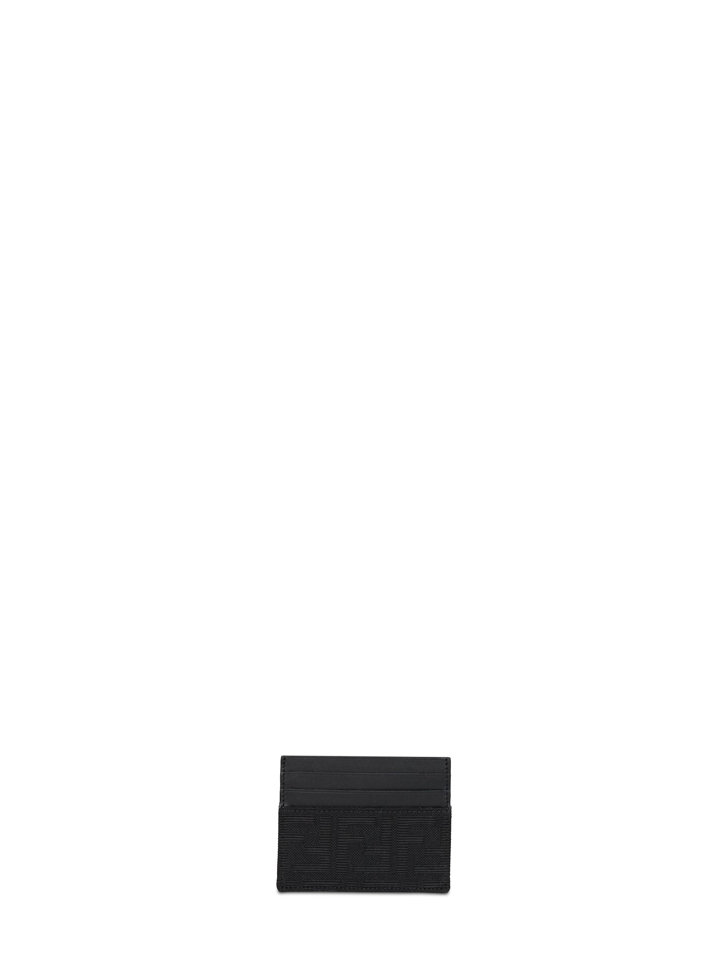 Black FF Jacquard card holder