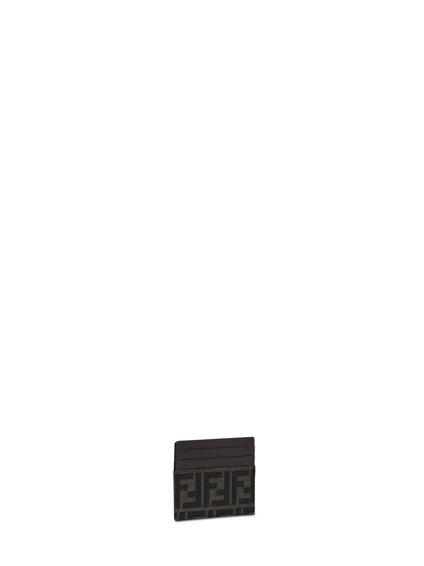 Tobacco brown FF Jacquard card holder