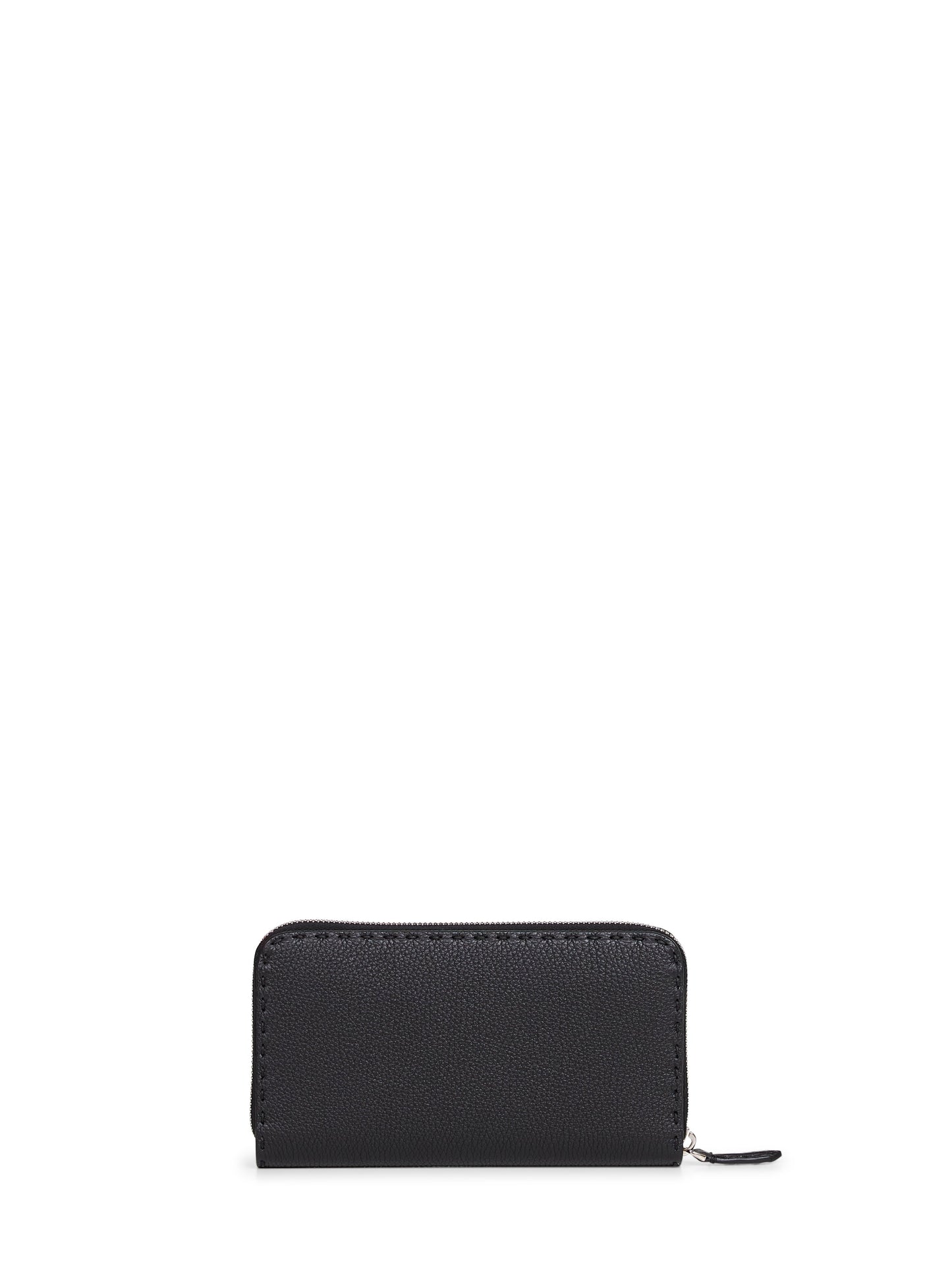 Portafogli con zip Selleria nero