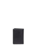 Portacarte Squared FF in pelle nera