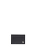 Portacarte Slim Squared FF in pelle nera