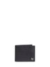 Portafoglio bi-fold Squared FF nero