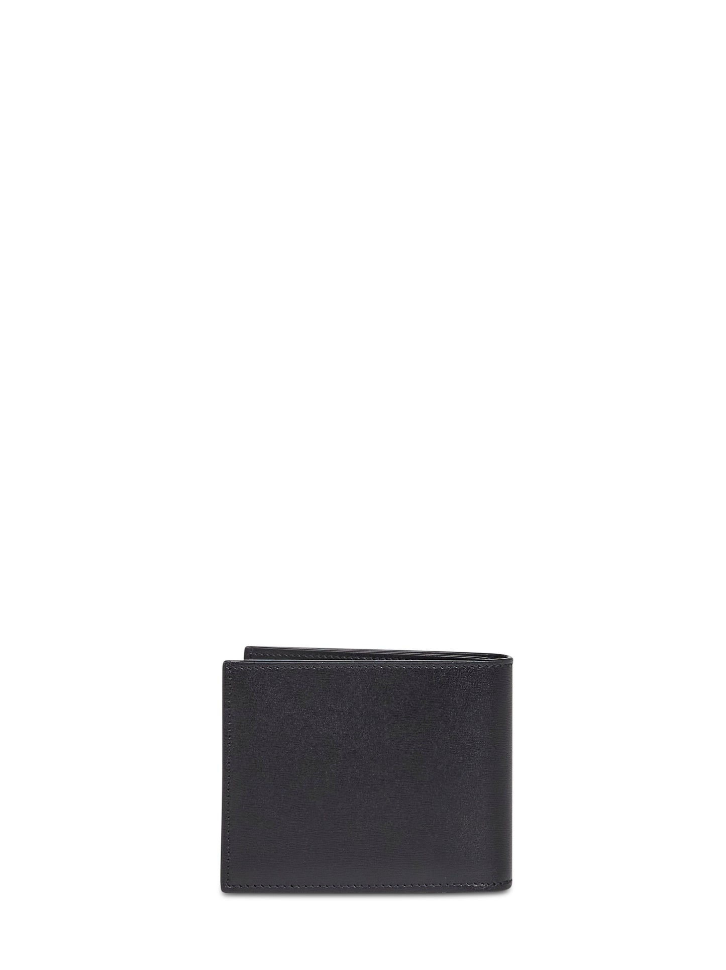Portafoglio bi-fold Squared FF nero