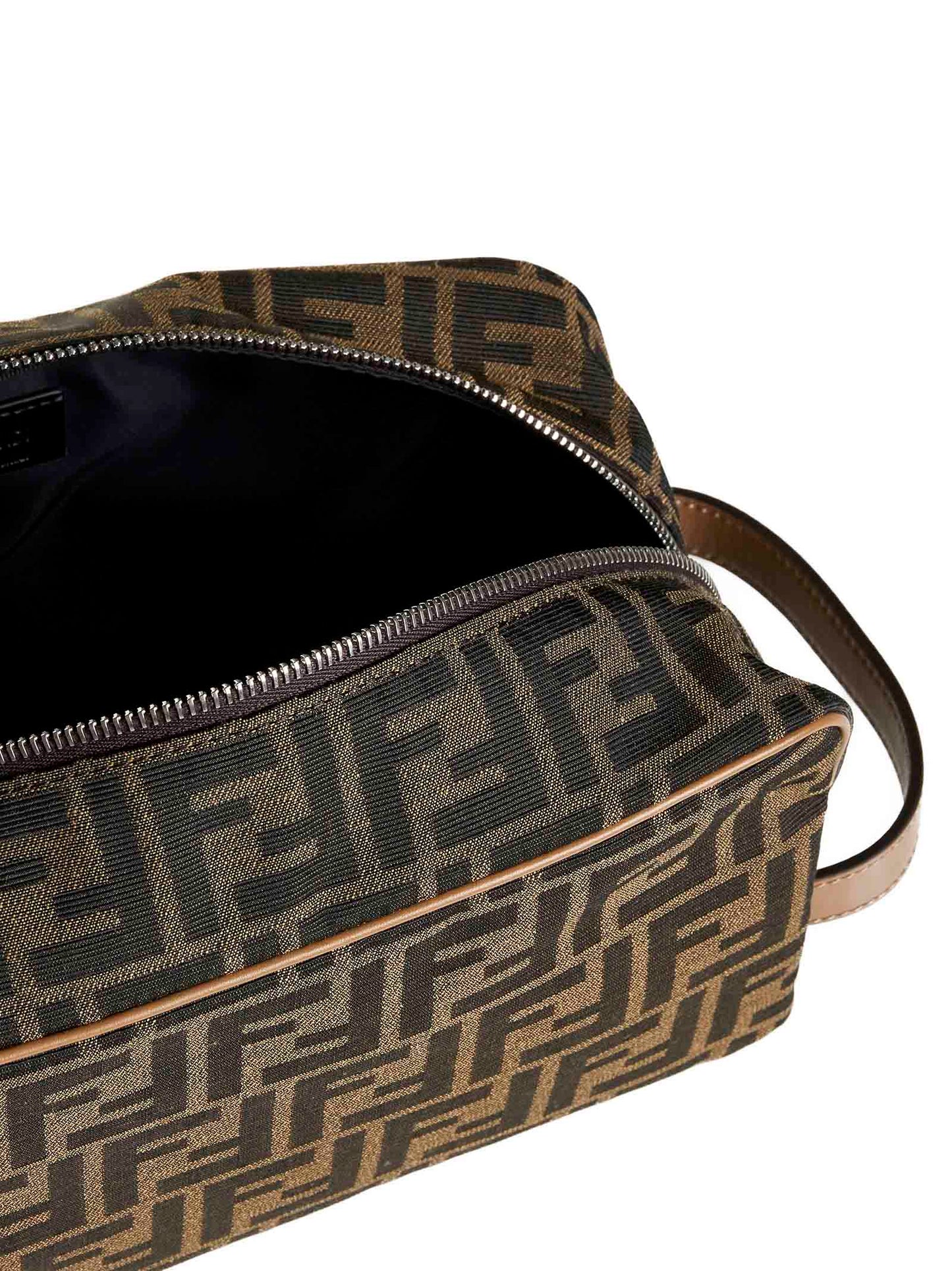 Beauty case in tessuto jacquard FF