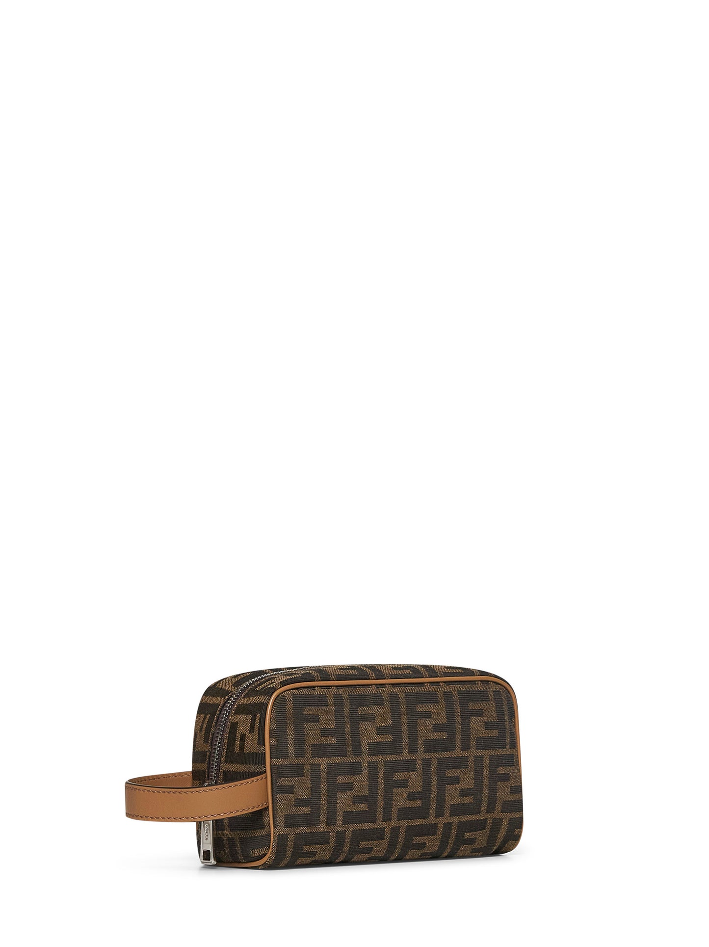 FF jacquard fabric toiletry bag