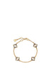 Bracciale Forever Fendi in metallo oro e smalto nero