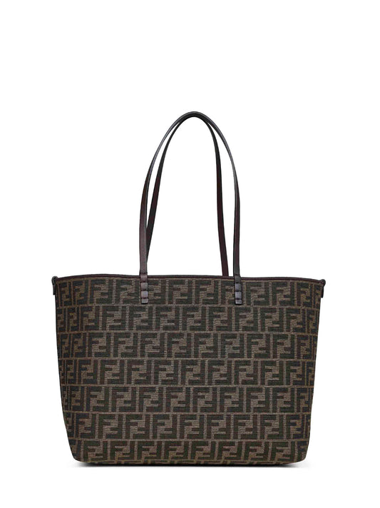 Tobacco brown reversible Roll Medium shopper