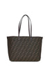 Shopper reversibile Roll Medium marrone tabacco