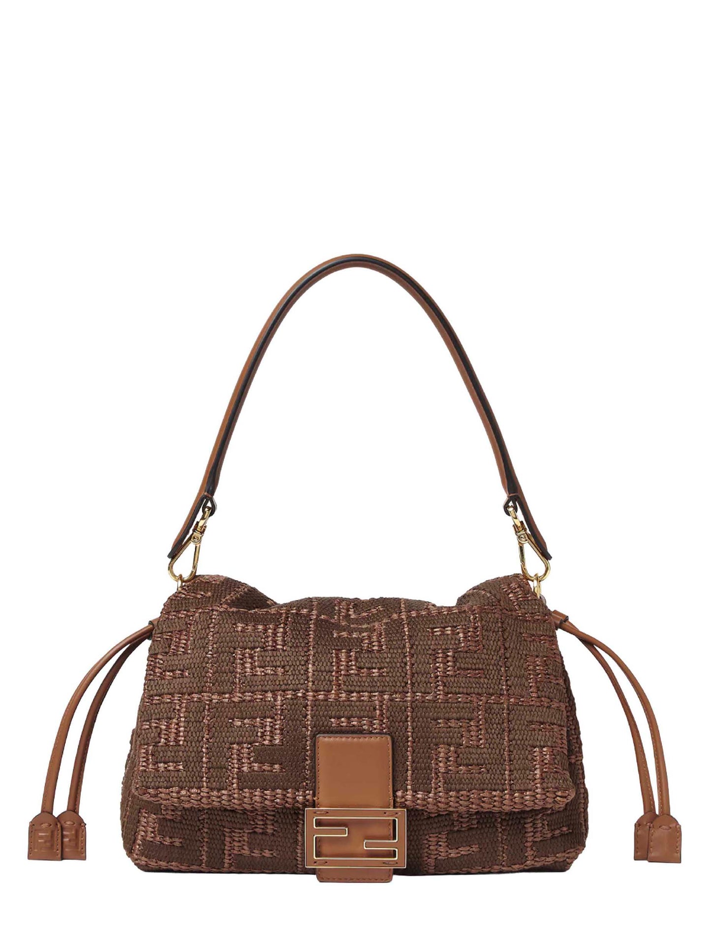Borsa Mamma Baguette Medium marrone sellier