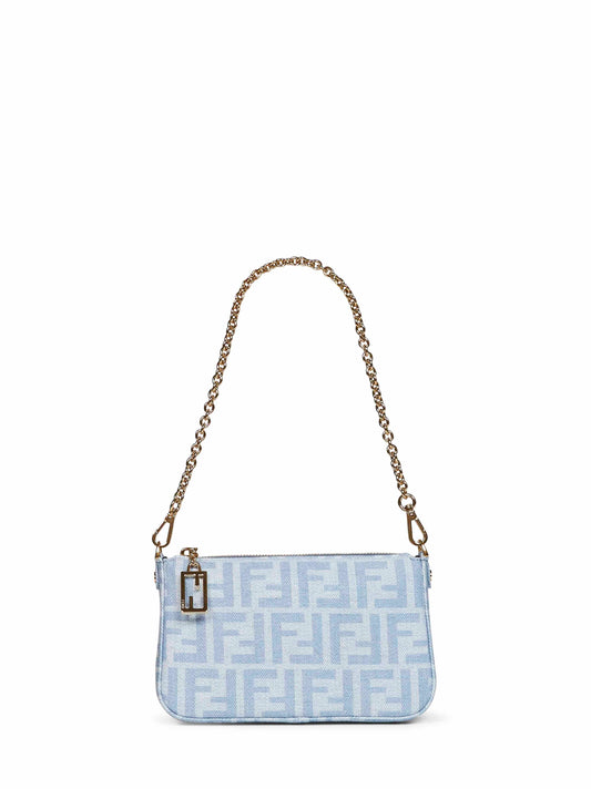 Pouch Baguette blu chiaro