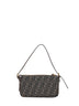 Brown Zip-Top Small shoulder bag