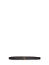 Cintura reversibile 20 mm FF in pelle nera ed ebano<BR/>