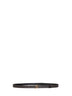 Cintura reversibile 20 mm FF in pelle nera ed ebano<BR/>