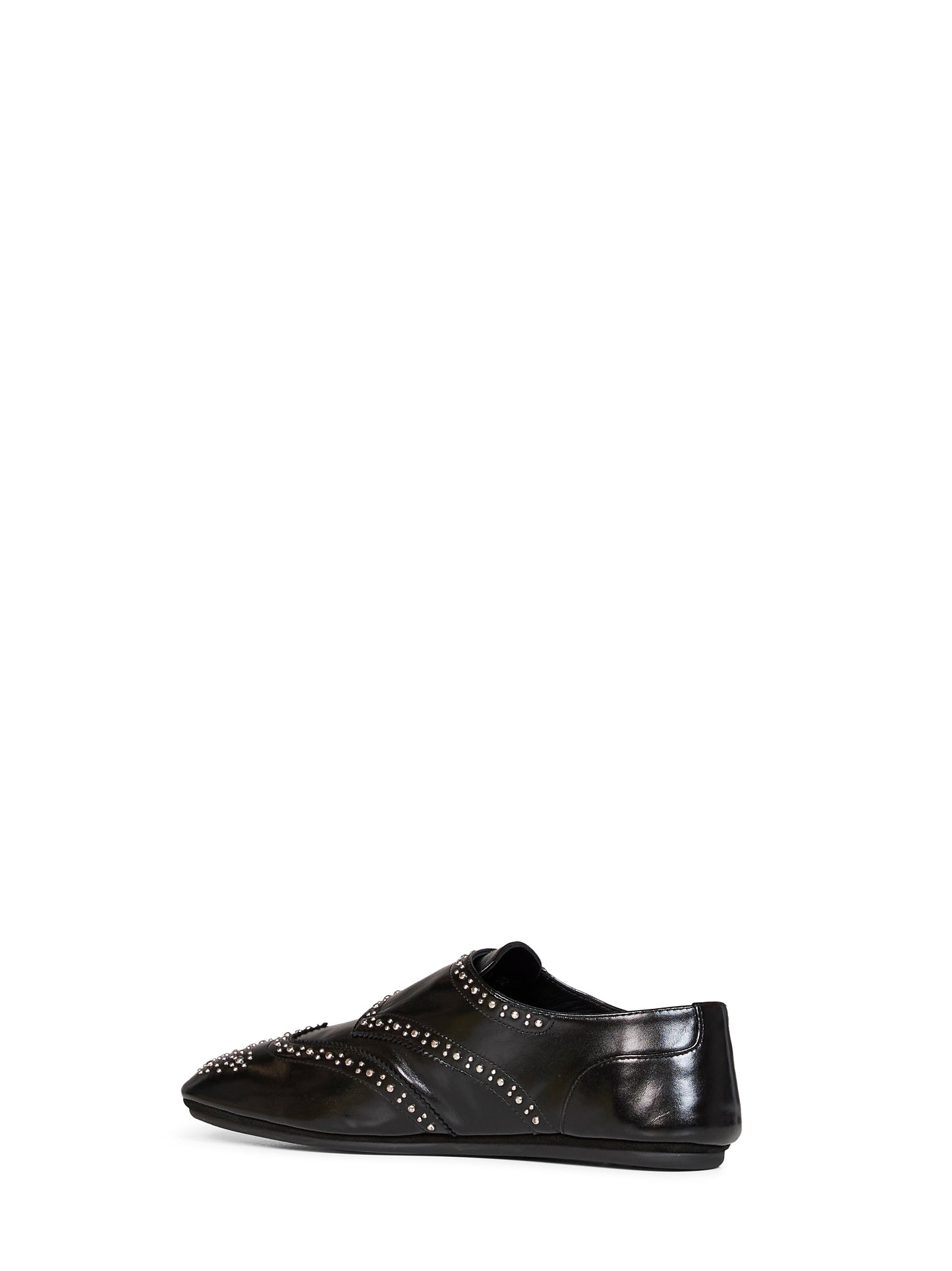 Mocassini double monk Fendi Stud neri