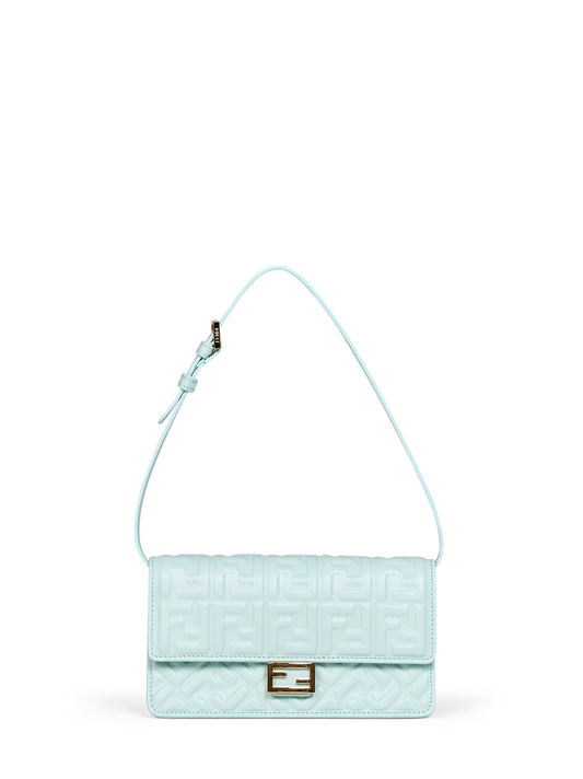 Light green Wallet On Chain Baguette minibag