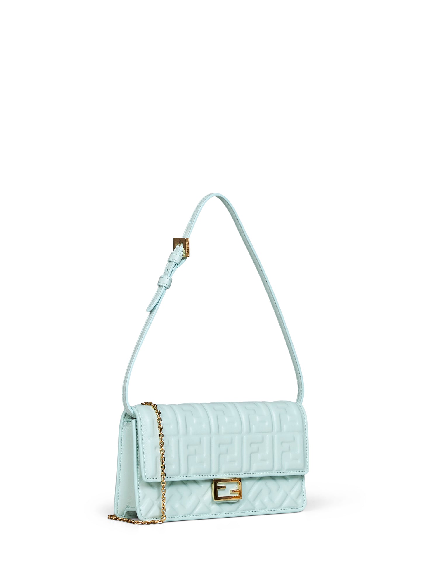 Minibag Wallet On Chain Baguette verde chiaro
