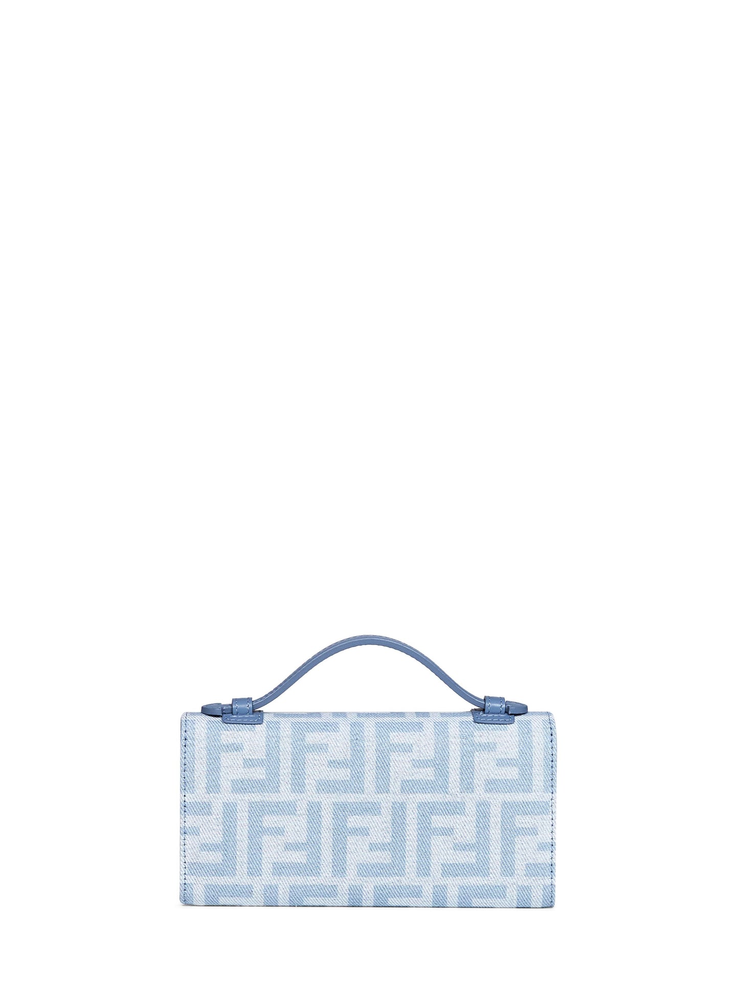 Light blue Baguette Continental With Chain wallet
