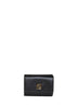 Portafoglio Mini Trifold FF in pelle granata nera