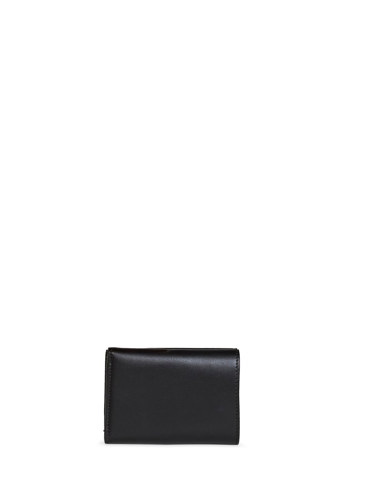 Portafoglio Mini Trifold FF in pelle granata nera