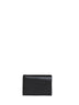 Portafoglio Mini Trifold FF in pelle granata nera